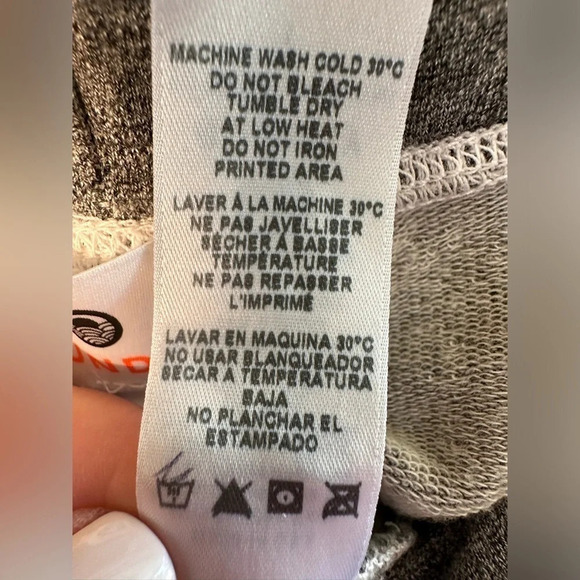 SUNDRY Anthropologie $98 Striped Leggings in Heather Gray Size 1 SMALL 4/6 - Picture 10 of 11